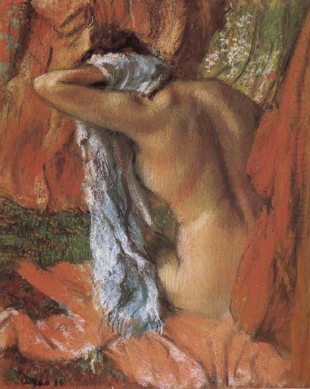 Edgar Degas bathing lady china oil painting image